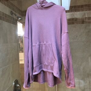 Under Armour Purple pink Hoodie mock neck thermal size XXL women’s